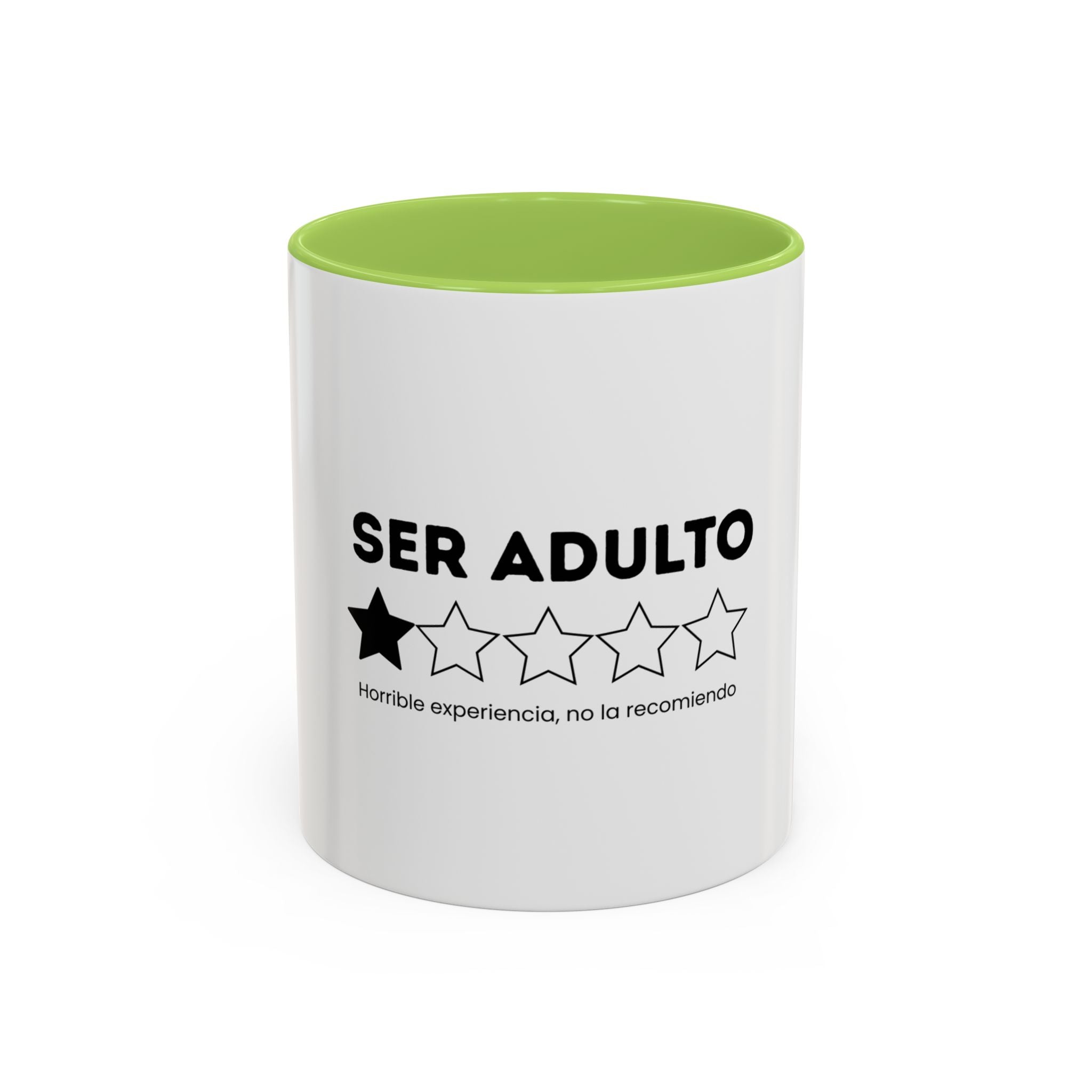 Ser Adulto 1-Star Coffee Mug — Funny Spanish Adulting Gift
