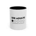 Ser Adulto 1-Star Coffee Mug — Funny Spanish Adulting Gift