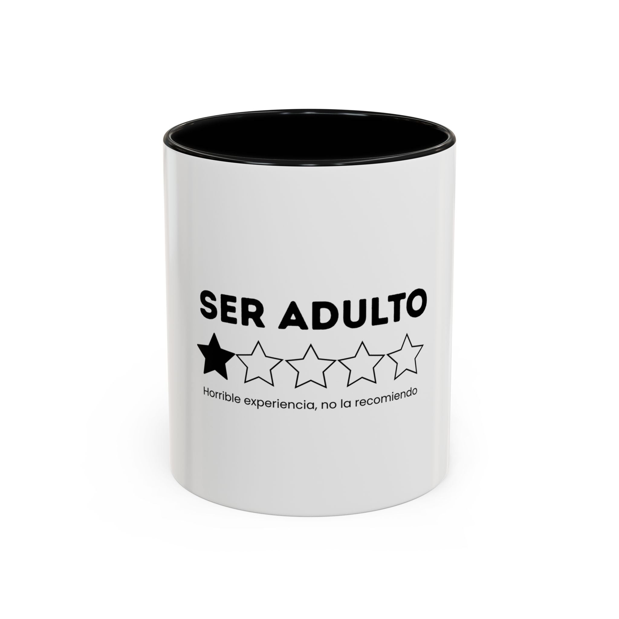 Ser Adulto 1-Star Coffee Mug — Funny Spanish Adulting Gift