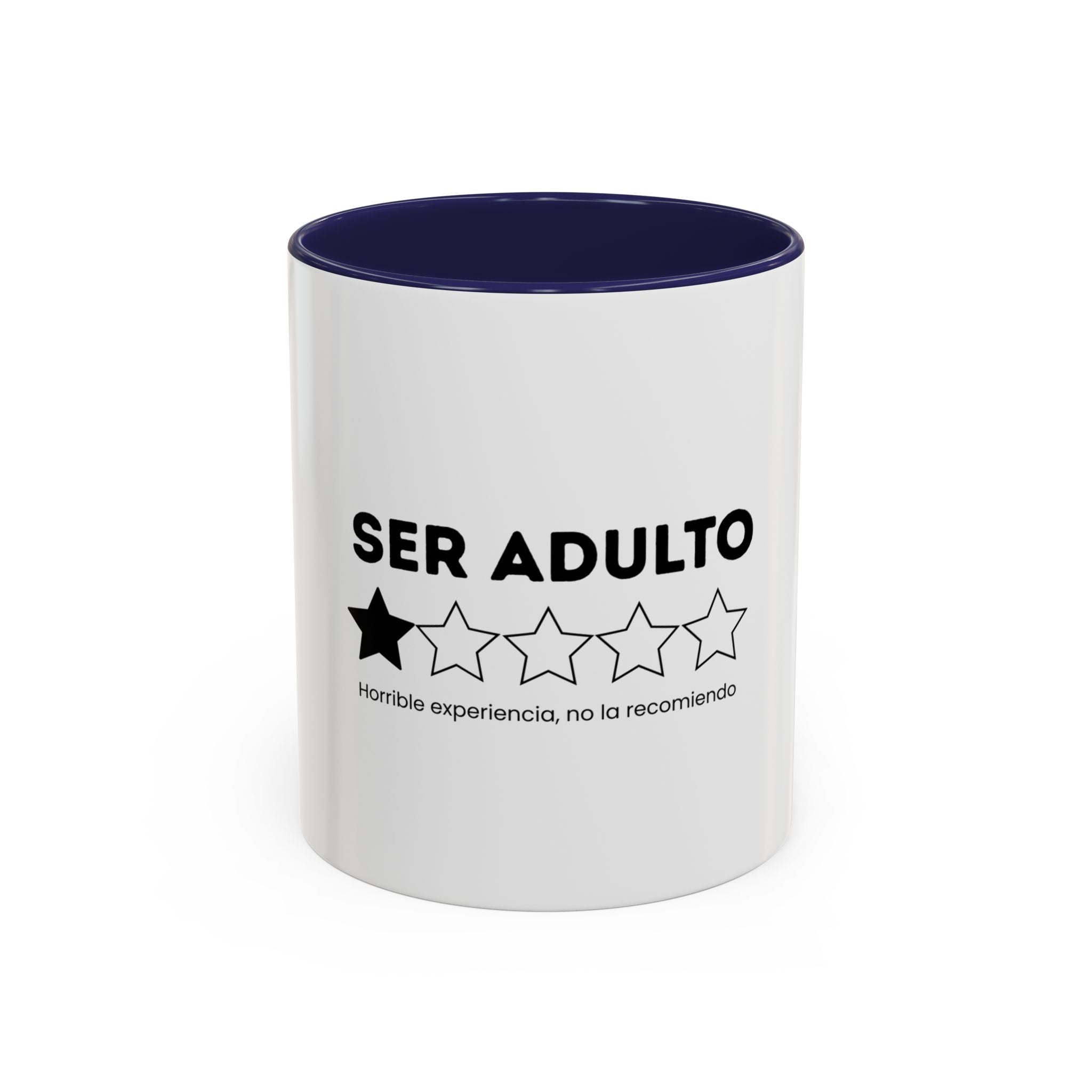 Ser Adulto 1-Star Coffee Mug — Funny Spanish Adulting Gift