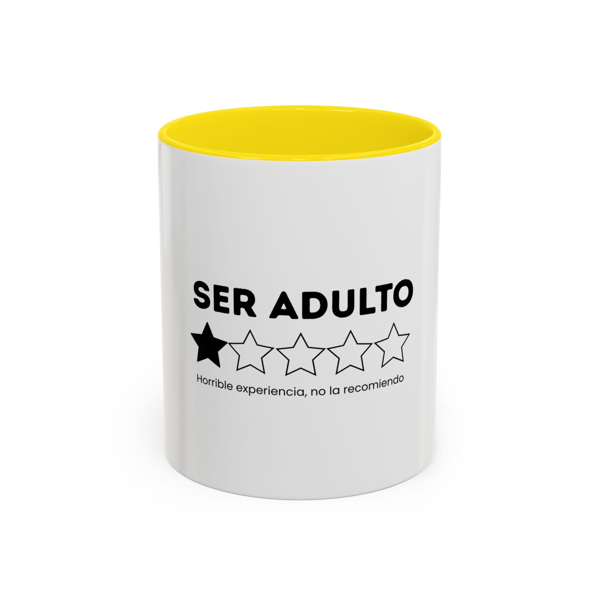 Ser Adulto 1-Star Coffee Mug — Funny Spanish Adulting Gift